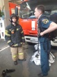 Знакомство на практике «Кадеты МЧС посетили пожарную часть».