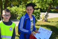 Юные инспекторы движения напомнили о Правилах для пешеходов