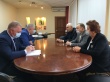 Глава района Алексей Комаров провел встречу с руководителями областного и районного совета ветеранов