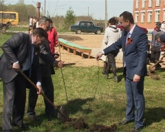 В деревне Прошенино  Победы открыли памятник защитникам Отечества