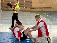 В спортивном зале ОЛИМП прошла первая в этом году сдача норм ГТО.