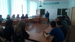    Урок для старшеклассников МОУ СШ № 3 г. Гаврилов-Яма провел депутат Областной Думы Ярославской области  Н.И.Бирук.